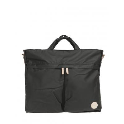 Enter Helmet Tote Bag Black Waterproof / Natural Leather