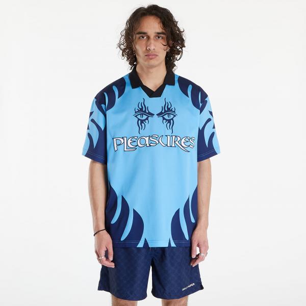 Tričko PLEASURES Afterlife Soccer Jersey Blue M