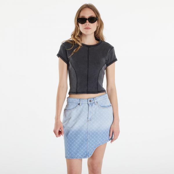 Tričko Daily Paper Nalia Short Sleeve T-Shirt Black XL