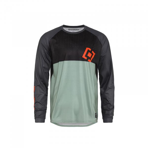 Tričko Horsefeathers Quantum Ls Bike Jersey Iceberg Green M