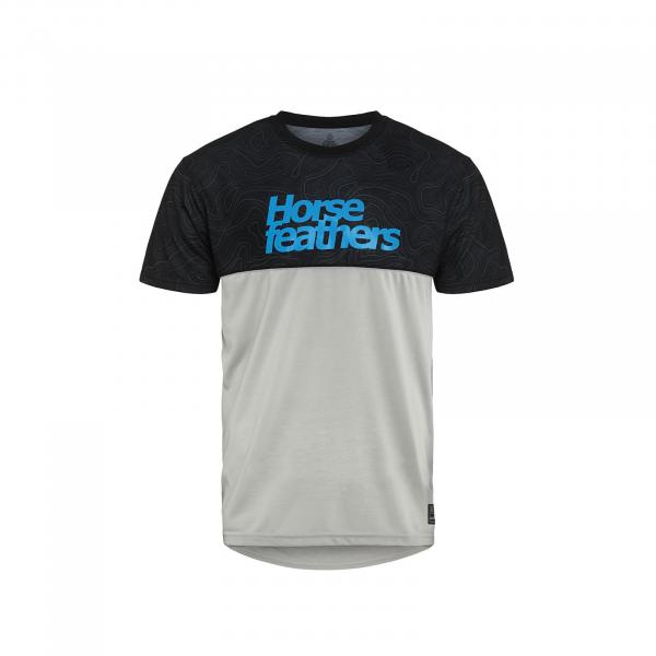 Tričko Horsefeathers Fury Bike T-Shirt Mineral Gray L