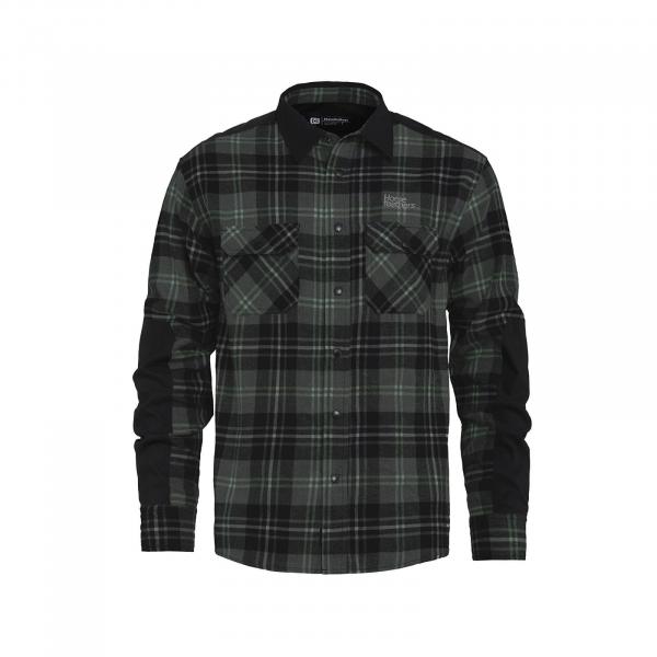Košile Horsefeathers Prom Bike Shirt Black/ Iceberg Green L