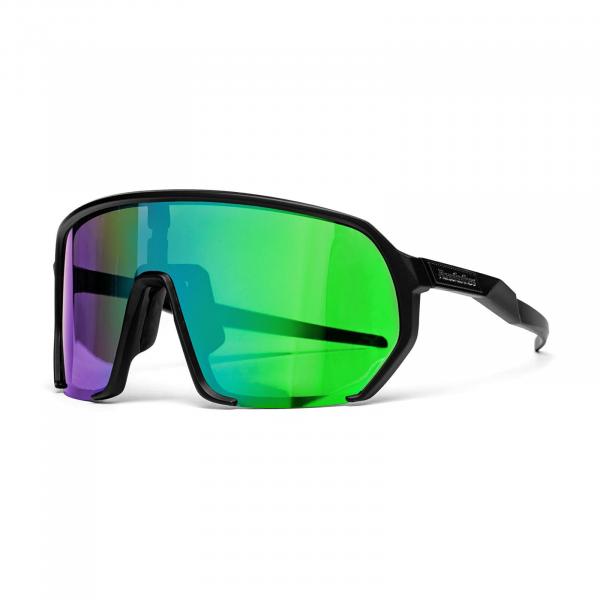Sluneční brýle Horsefeathers Archie Bike Sunglasses Black/ Mirror Green Universal