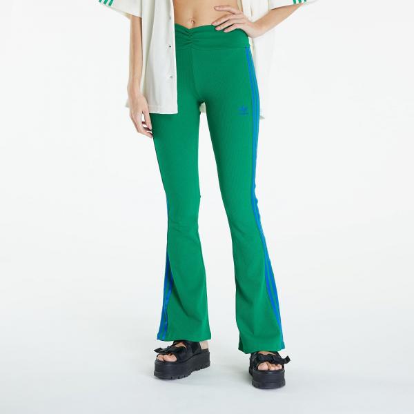 Legíny adidas Rib Flared Leggings Green XL