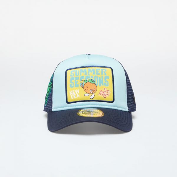 Kšiltovka New Era Summer Sessions 9Forty Trucker Sunwash Blue Universal