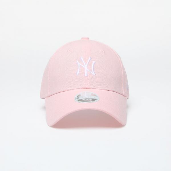 Kšiltovka New Era 9FORTYW MLB Wmns Linen 9Forty New York Yankees Pink Lemonade/ White Universal