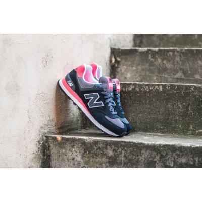New Balance WL574CPL Black/ Pink/ Grey