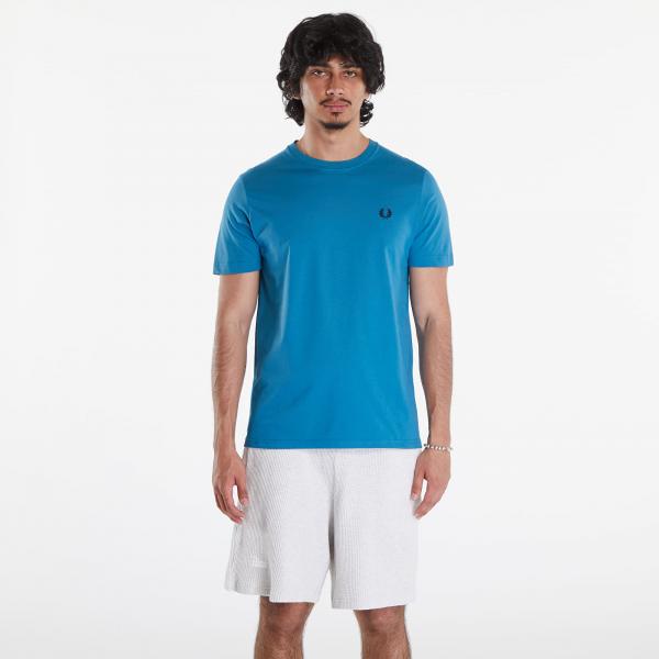 Tričko Fred Perry Crew Neck T-Shirt Ocean/ Navy S