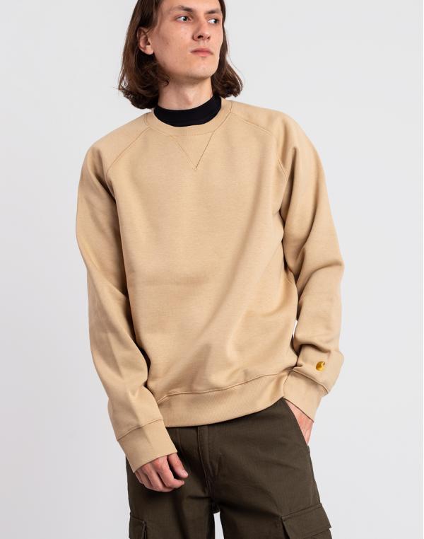Carhartt WIP Chase Sweat Sable/Gold L