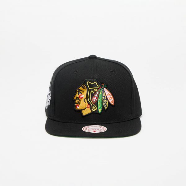 Kšiltovka Mitchell & Ness Chicago Blackhawks NHL Top Spot Snapback Black Universal