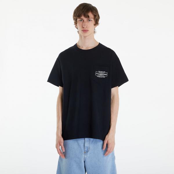Tričko PLEASURES Vision Pocket T-Shirt Black S