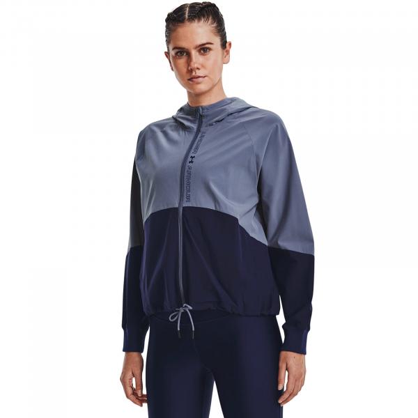 Bunda Under Armour Woven Fz Jacket Aurora Purple XS