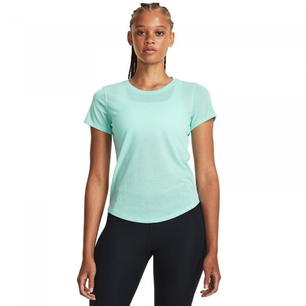 Tričko Under Armour Streaker Ss Neo Turquoise XS