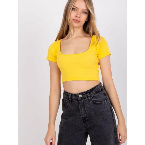 Top Rue Paris model 178099 Yellow XS