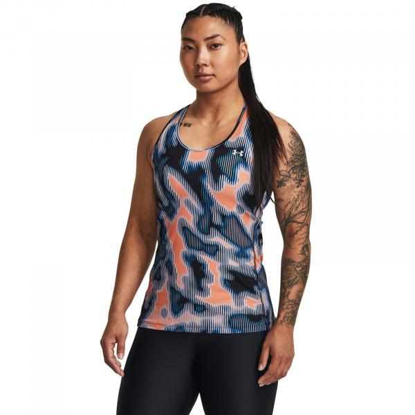 Tílko Under Armour Armour Racer Tank Print Bubble Peach XS
