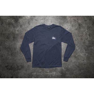 Stüssy Basic Stüssy Long Sleeve Tee Midnight