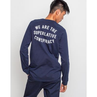 Logo tee WeSC Byron Navy Blazer