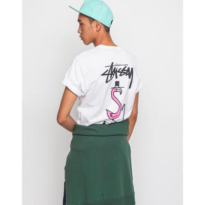 Triko Stussy Flam white