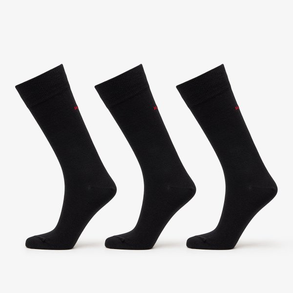 Ponožky Hugo Boss Uni Socks 3-Pack Black 39-42