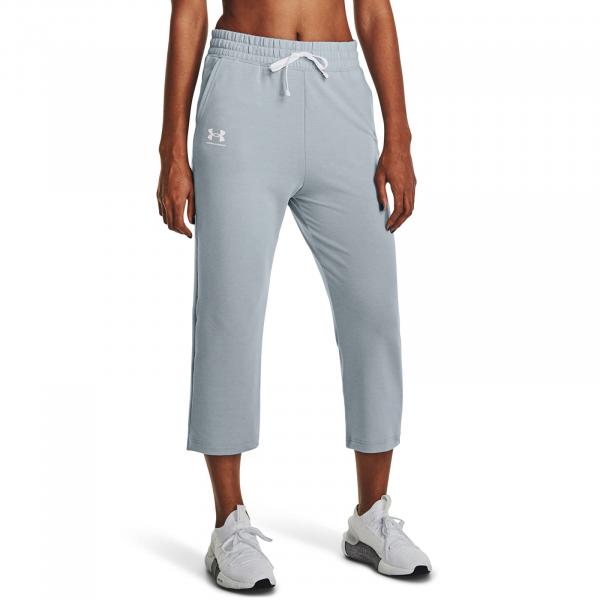 Tepláky Under Armour Rival Terry Flare Crop Blue S