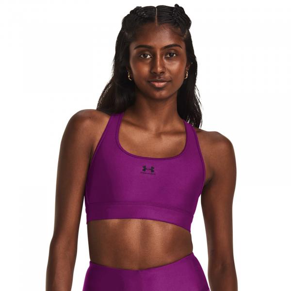 Podprsenka Under Armour Hg Armour Mid Padless Mystic Magenta XS