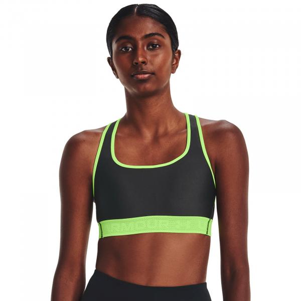 Podprsenka Under Armour Crossback Mid Solid Ne Jet Gray XS