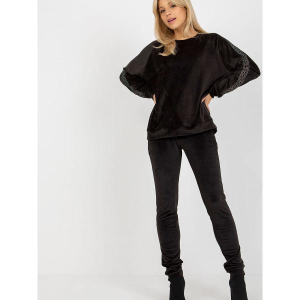 Tepláky Relevance model 191244 Black S/M