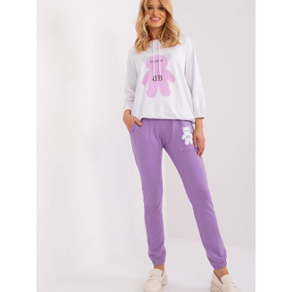 Tepláky Relevance model 191258 Purple S/M