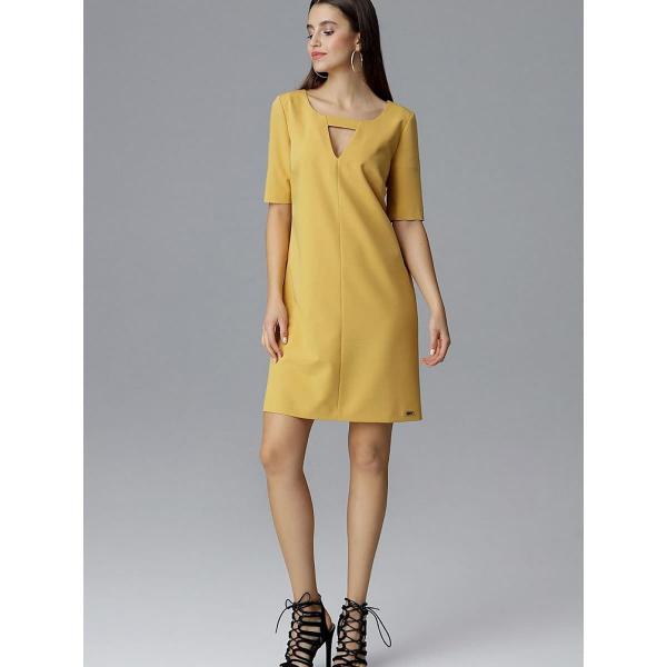 Šaty Figl model 126010 Yellow M