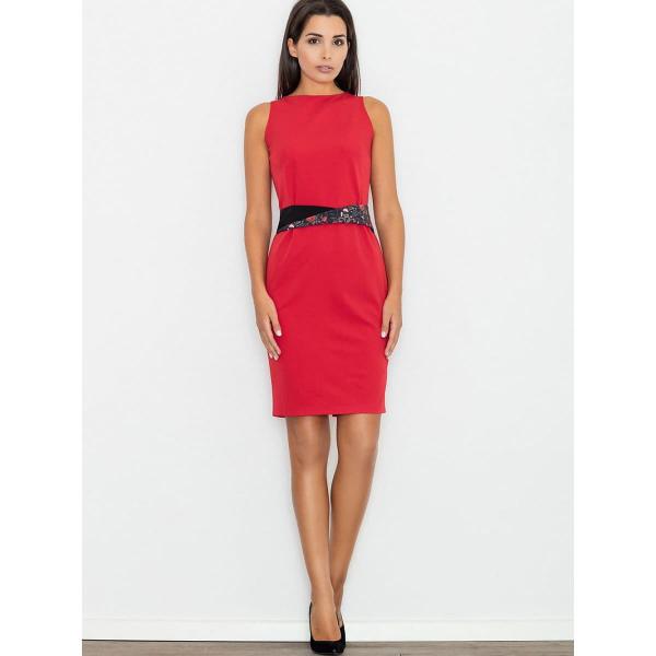 Šaty Figl model 77062 Red S