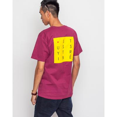 Triko Stussy Tribe Box Grape