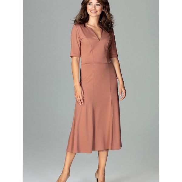 Šaty Lenitif model 120301 Brown M
