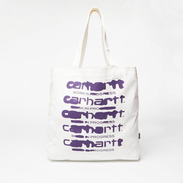 Taška Carhartt WIP Canvas Graphic Tote Large Ink Bleed Print/ Wax/ Tyrian Universal