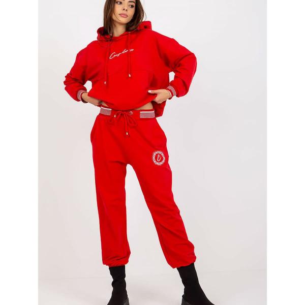 Tepláky Relevance model 172721 Red S/M