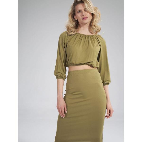 Košile Figl model 156124 Green S/M