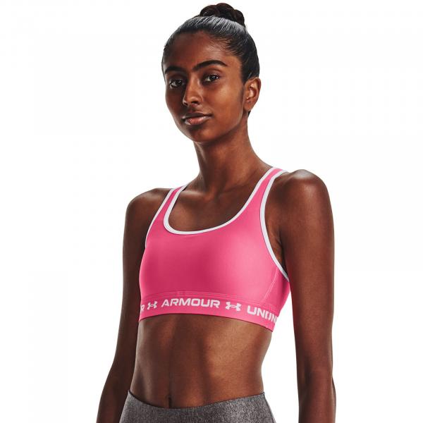 Podprsenka Under Armour Crossback Mid Bra Pink Punk XS