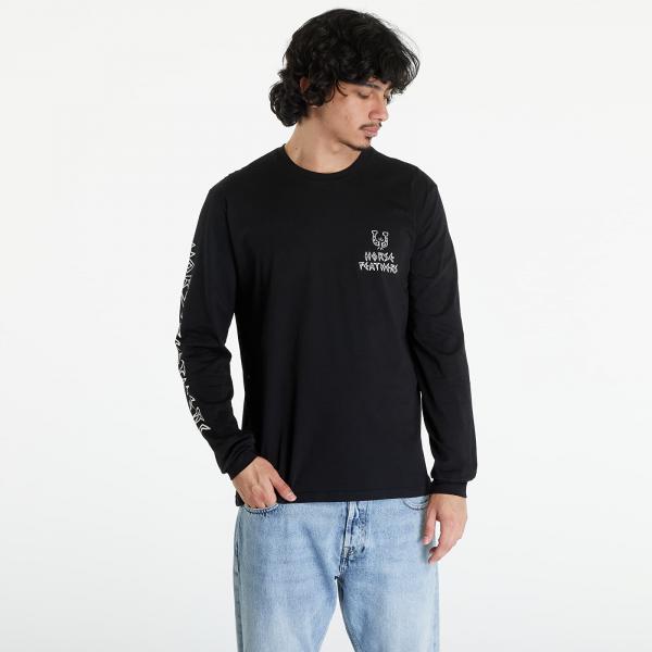Tričko Horsefeathers Bad Luck Ls T-Shirt Black S