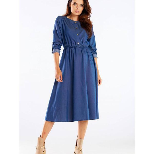 Šaty awama model 158746 Blue S
