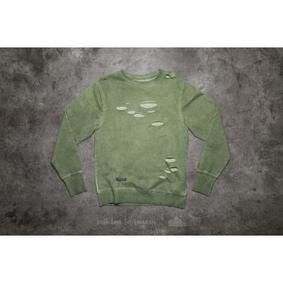 Cayler & Sons BL Ripped Crewneck Olive/ Olive