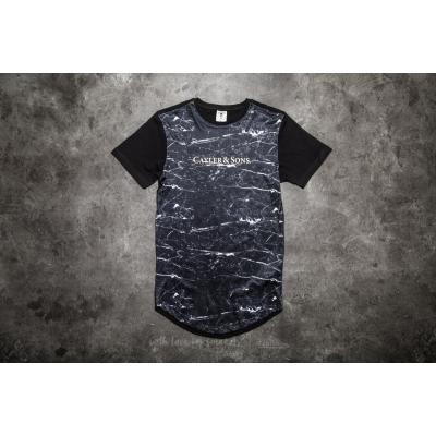 Cayler & Sons WL Infinity Scallop Tee Black Marble/ Black/ Gold