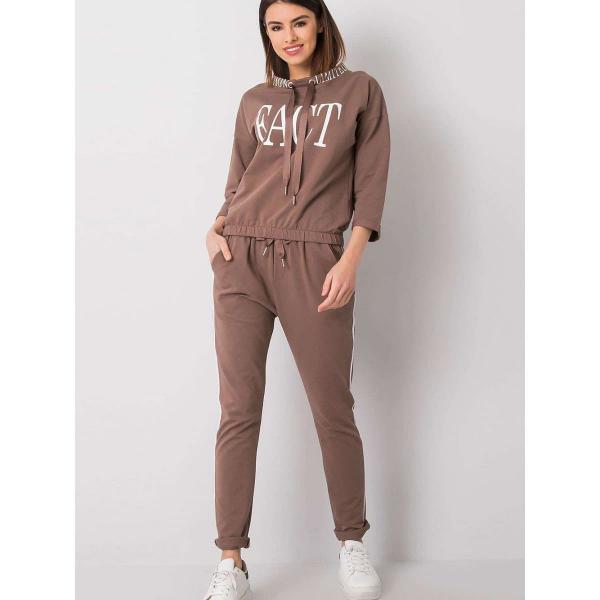 Tepláky Relevance model 177093 Brown S/M