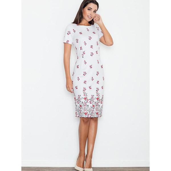Šaty Figl model 77061 White S