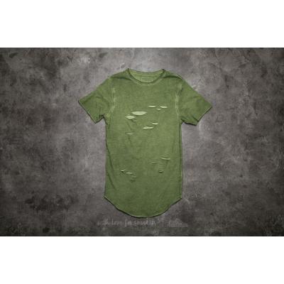 Cayler & Sons BL Ripped Scallop Tee Olive/ Olive