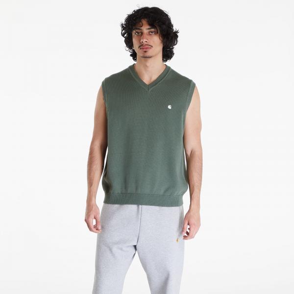Vesta Carhartt WIP Madison Vest Sweater UNISEX Park/ Wax XL