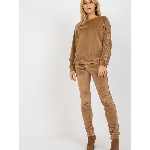 Tepláky Relevance model 191247 Brown S/M