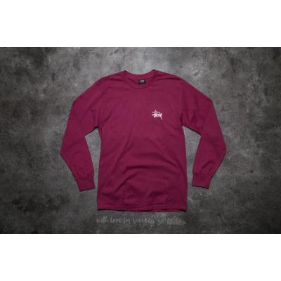 Stüssy Basic Stüssy Long Sleeve Tee Grape