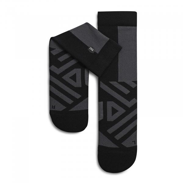 On Performance High Sock Black/ Shadow 36-37