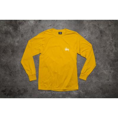 Stüssy Basic Stüssy Long Sleeve Tee Mustard