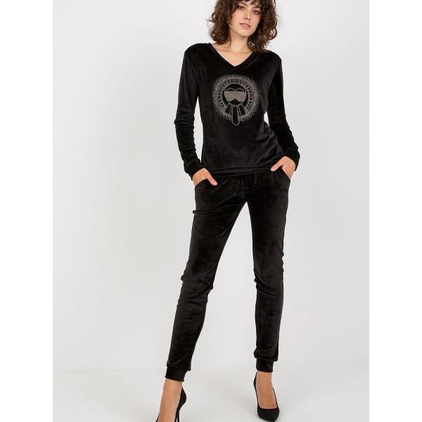 Tepláky Relevance model 176466 Black S/M