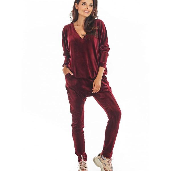 Tepláky awama model 149778 Red S/M